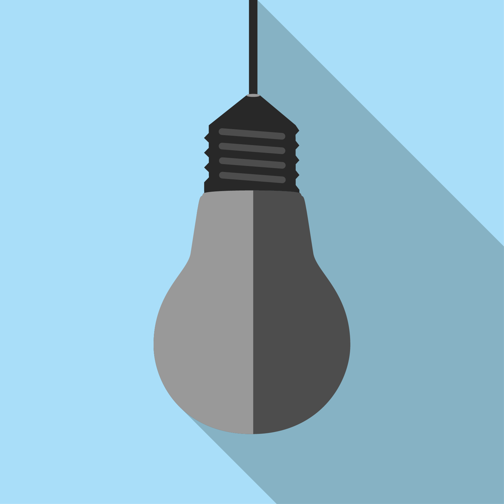 Illustration of a light bulb