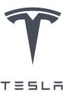 Tesla logo dark