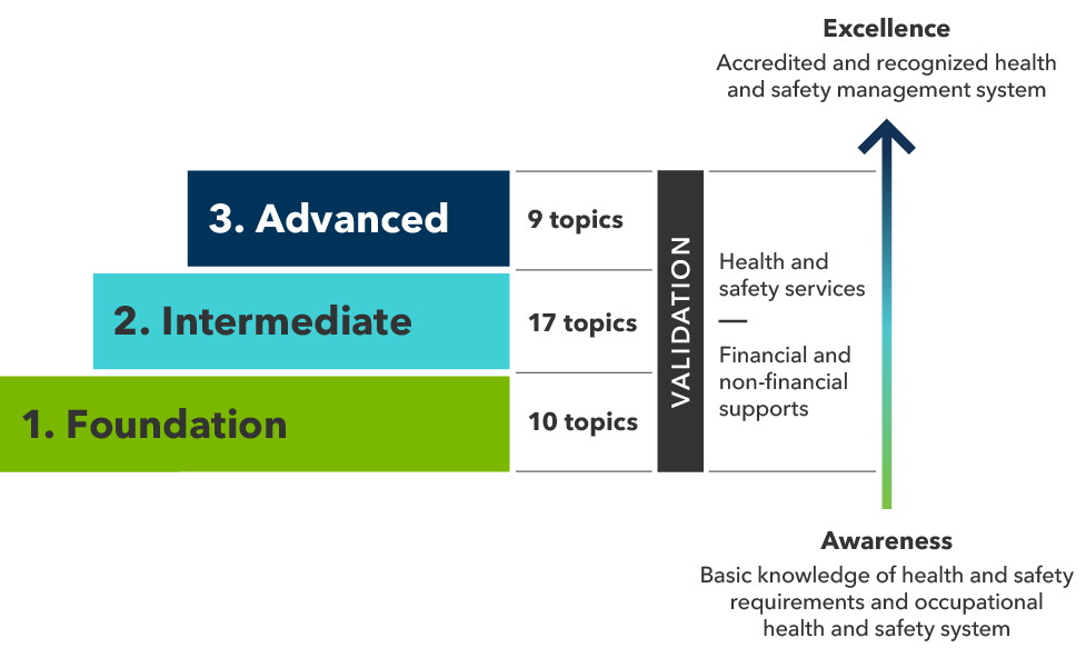 Image from Health and Safety Excellence program – Member Guideline, WSIB.