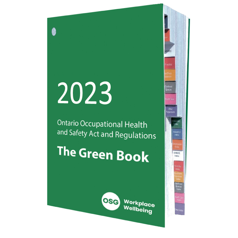 occupational health and safety act ontario green book 2023